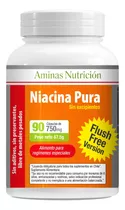Niacina Pura 90 Capsulas 750 Mg Version Flush Free