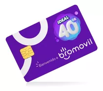 Simcard Bromovil + Plan Ideal + 40 Gb + 30 Días