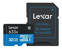 Tarjeta De Memoria Lexar 633x Sd 32gb