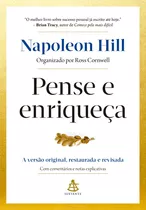 Pense E Enriqueça: A Versão Original, Restaurada E Revisada. Com Comentários E Notas Explicativas., De Napoleon Hill. Editora Sextante, Capa Mole Em Português, 2020