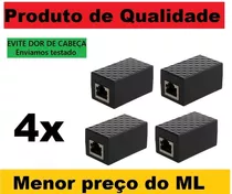 4x Protetor Rede Rj45 Contra Raio Surto Dps Lan Ethernet