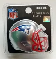 Mini Casco Nfl - Riddell Pocket Size - New England Patriots 