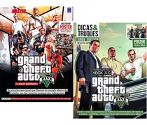 Revista Pôster Game Grand Theft Auto V Gtav Kit 2 Volumes