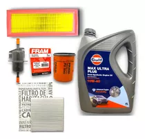 Kit Service Fiat Palio 1.4 Evo Fire 4 Filtros + Aceite 10w40