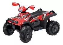 Quadriciclo A Bateria Para Crianças Peg Perego Polaris Sportsman 700 Twin  Cor Vermelho 127v