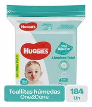 Toallitas Húmedas Huggies One&done (1 Paq. X 184 Un)