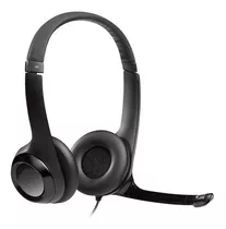 Fone Headset Logitech H390 Com Microfone Usb Pc Jogos Couro