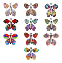 10 Mariposas Voladoras Sobres Cajas 13x11cm - E082
