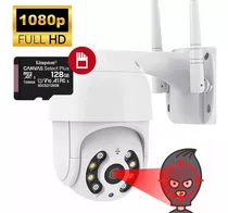 Câmera De Segurança Wifi Ip + Cartão 32gb Auto Tracking