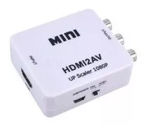 Mini Adaptador Conversor De Hdmi P/ Video Composto 3rca Av