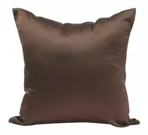 4 Capas De Almofada Para Sofá Sala 45x45 Oferta Imperdível Cor Chocolate Liso