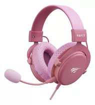 Fone De Ouvido Gamer Headset Havit H2015d Pc/xbox/ps4/5 Pink