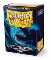 Sleeve Dragon Shield Matte Night Blue (standard) - (100 Un