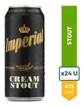 Cerveza Imperial Cream Stout Negra Lata 473ml Pack X24 Promo