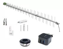 Kit Roteador Wifi Tplink Modem 4g + Adaptadorpigtail, Antena