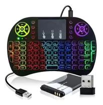 Mini Teclado Touchpad Wireless Usb Smart Tv Ps3 Xbox Netflix