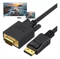 Cable Adaptador Display Port A Vga 2 Metros 