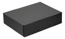 Pack 10 Cajas Negras Microcorrugado 20x14x6cm Desayunos