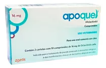 Apoquel Zoetis 16mg Anti Coceira Cães Com 20 Comprimidos