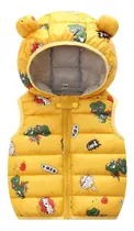 Chaqueta Parka Sin Mangas Capucha Niño Niña Bebe/maryshopcl