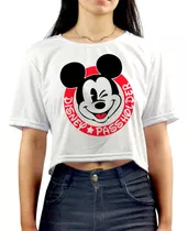 Cropped Oversized Mickey Mouse Disney Passholder Retro