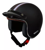 Casco Vertigo Abierto Vintage Maya Negro M