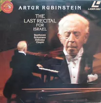 Frt Gratis Artur Rubinstein Last Recital Israel Laserdisc Ld
