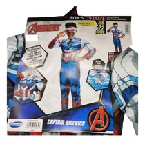 Captain America Falcon Avengers Disfraz Musculoso Jazwares