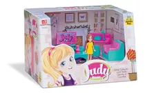 Kit Coleção Casinha Judy Home Sala C/ Boneca E Móveis
