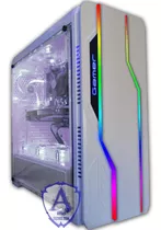 Gabinete Gamer Blue Case Bg 009 Rgb Branco Sem Fans