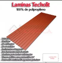 Lamina Techo Roja Pvc Polipropileno 