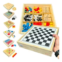 Jogos 6x1 Dama Jogo Velha Ludo Trilha Xadrez Domino