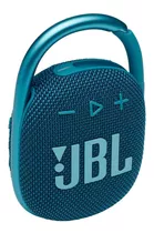 Caixa De Som Bluetooth Clip 4 À Prova D'água 5w Rms Jbl Cor Blue 110v/220v