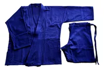 Judo Gi Niños Conjunto Completo Lona - Azul