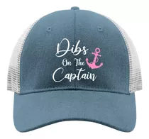 Dad Hat Dibs On The Captain Gorra Béisbol, Divertida Gorra