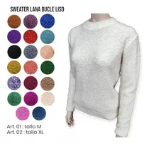 Sweater Cuello Redondo Vs Colores