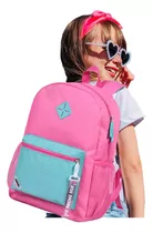 Mochila Escolar Rosa Infantil Costas Clio Feminina