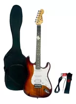 Guitarra Electrica Tipo Stratocaster Estuche Cable + Correa