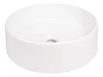 Lavabo Ovalin De Ceramica Blanco Para Baño Modelo Italia Acabado Alto Brillo