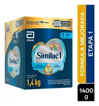 Leche De Fórmula En Polvo Abbott Similac 1 Sabor Neutro En Caja De 1 De 1.4kg - 0  A 6 Meses