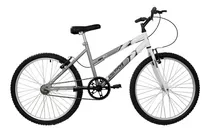 Bicicleta Mountain Bike Aro 24 Ultra Bikes Feminina Azul Cor Cinza E Branco