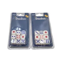 Conjunto De Dados Para Jogos 6 Lados  10mm 18 Unidades