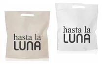 100 Eco Bolsas 30x40x10 Manija Riñon Impresas Logo 1 Color