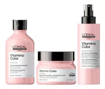 Shampoo 300ml + Mascarilla + Spray Loreal Vitamino Color