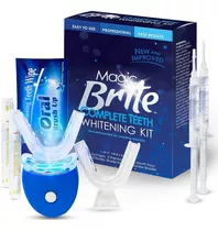 Kit Blanqueador Dental Magic Brite Para Aplicar En Casa 