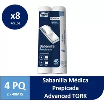 Sabanilla Médica Prepicada Advanced Tork 4 Paquetes 8 Rollos
