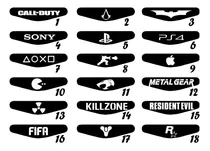 X2 Playstation 4 Lightbar Set 2 Unidades Skin Stickers Ps4 