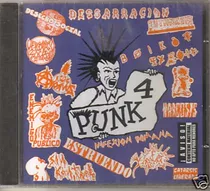Punk - Volumen 4 ( Compilado Hardcore Punk Mexicano) Cd Rock