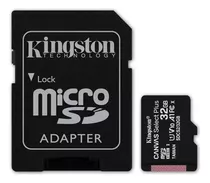 Memoria Micro Sd 32gb 100mbs Canvas Select Kingston Original