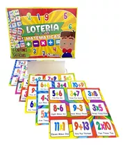 2x Juego Lotería Matemáticas Bilingüe Operaciones Básicas 